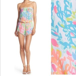 Daisy Strapless Romper!